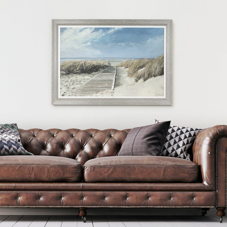 View To Sea Framed Canvas 1040x50x740mm