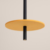 Lampa wisząca FELTRO 1 czarna/żółta