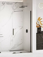 KABINA SMART BLACK WALK-IN  130x200 CZYSTE 8mm ACTIVE SHIELD