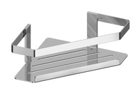 MYLINE półka narożna do kabiny prysznicowej, 214x90x214mm, stal nierdzewna polerowana
