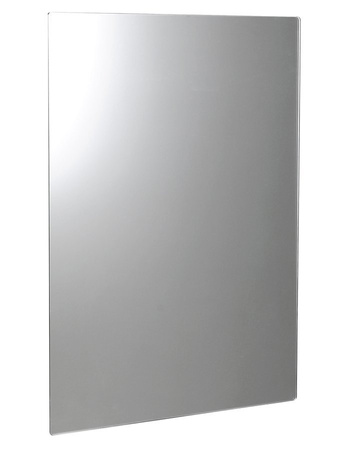 PLAIN lustro ze ściętą krawędzią 60x80cm, zaokrąglone rogi, CU free