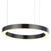 Lampa wisząca CIRCLE 60 cm - LED, ring tytan szczotkowany