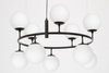 NOWOCZESNA LAMPA WISZĄCA CZARNO-BIAŁA CEREDO NEO W10