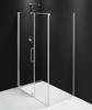 ROLLS prostokątna kabina prysznicowa 1100x800 mm, wariant L/R, szkło czyste