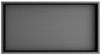 DENBO półka wpuszczana, 510x270mm, stal nierdzewna, gun metal