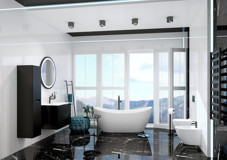 Słupek wiszący Kolorado Black Mat 300