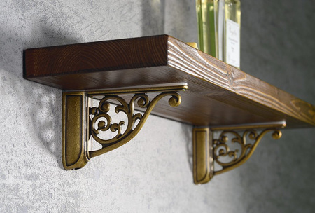 RETRO uchwyt półki 8-40mm, stary brąz