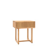 Craft 1 Drawer Bedside Natural 500x400x550mm