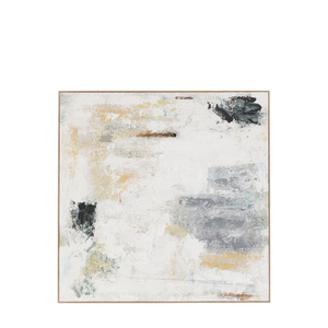 White Noise Framed Canvas 895x35x895mm