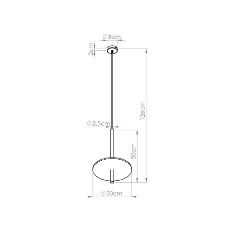 Lampa wisząca FELTRO 1 czarna/granatowa