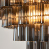 Toulouse 12 Pendant Light Smokey Grey Lustre glass