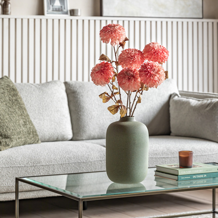 Faux Stem Dahlia Apricot 730mm (6pk)