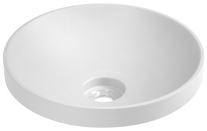 VERTO umywalka wpuszczana kompozytowa, średnica 40,5cm, biały mat