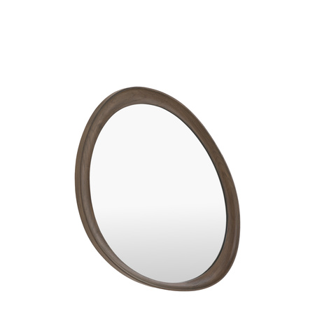 Copenhagen Pebble Mirror Walnut 800x37x780mm
