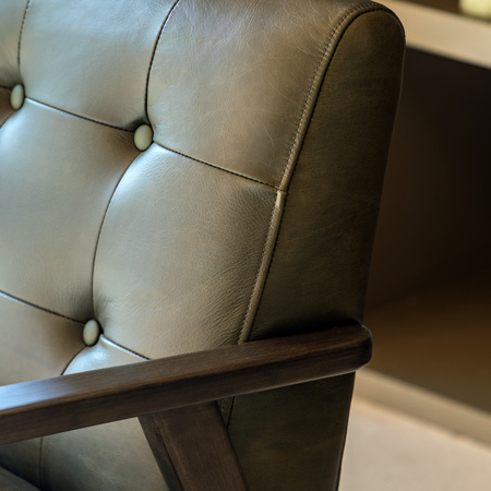 Blackhall Armchair Heritage Green Leather