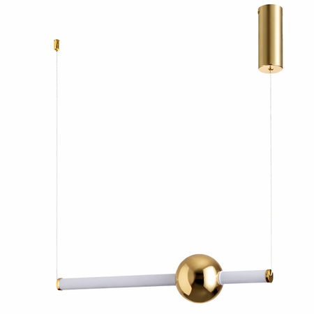 Lampa wisząca O-LINE 63 - LED, 63 cm, złoty połysk