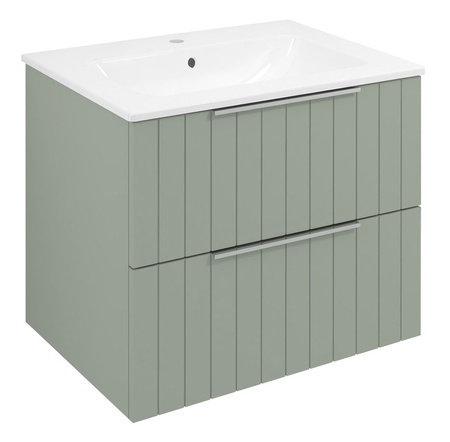 CIRASA STRIP szafka pod umywalkę 59,2x52x46cm, verde