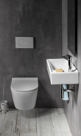 ORION umywalka ceramiczna 50,5x26,5cm, biały