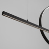 Lampa wisząca GLAD czarna LED 4000K