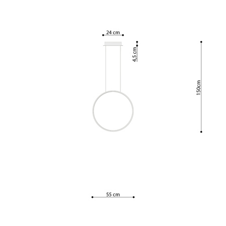 Lampa wisząca RIO 55 zielona oliwka LED 3000K