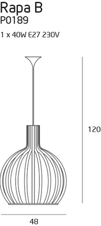 RAPA B lampa wisząca