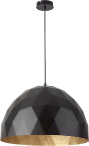 DIAMENT L CZARNY/ZŁOTY lampa wisząca