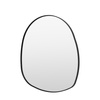 Holworth Pebble Mirror Black 890x840mm