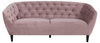 Sofa 3-osobowa Ria – różowa sofa Vic Dusty Rose 18 z czarnymi drewnianymi nogami 191 cm ACTONA