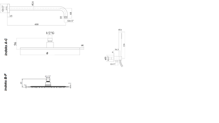 Zestaw natryskowy podtynkowy-Paffoni/kolekcja Joker