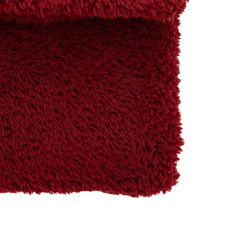 Teddy Fleece Throw Merlot 1300x1800mm