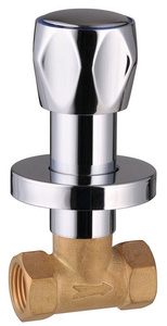Zawór podtynkowy 1/2", chrom
