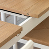 Eton Ext Dining Table White 1800/2300x950x750mm