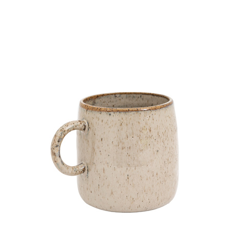 Speckle Glaze Mug Oatmeal (4pk)