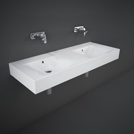 DES Umywalka podwiesz.nablat121x46cm bez otworów