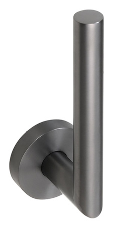 X-ROUND GUN METAL wieszak na papier toaletowy, gun metal
