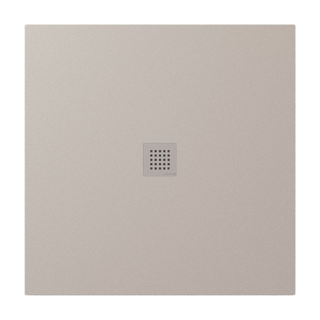TRENECA brodzik kompozytowy z możliwością docinania 100x100cm, beżowy mat