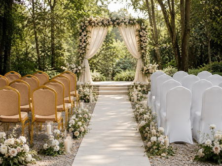 Zestaw 2 krzeseł bankietowych HERA + 2    pokrowce WEDING