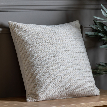 Chenille Cushion Natural 550x550mm