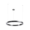 Lampa wisząca CIRCLE 100 cm - LED, ring tytan szczotkowany