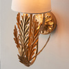 Delphine 1 Wall Light Gold Leaf