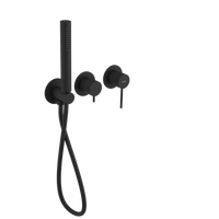 ULTRASAN podtynkowa bateria prysznicowa, 2 funkcje, czarny mat