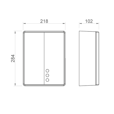 BIGFLOW EVO elektryczna suszarka do rąk, bezdotykowa 220-240V, 2050W, 218x284x102mm, biały