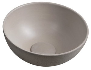 MINOR umywalka betonowa nablatowa, średnica 26cm, piaskowy mat