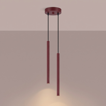 Lampa wisząca ARCHE 2P burgund