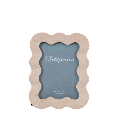 Wavy Photo Frame 5x7 Clay 180x20x230mm