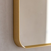 Holworth Arch Mirror Gold 600x35x900mm