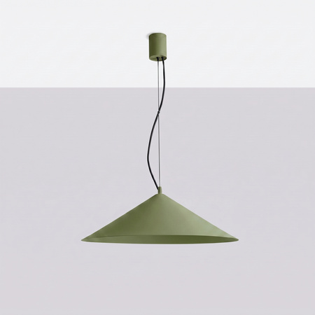 Lampa wisząca FINT zielona oliwka LED 4000K