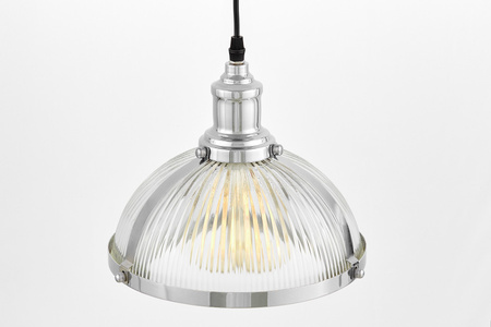 LAMPA WISZĄCA LOFT CHROMOWANA BRICO