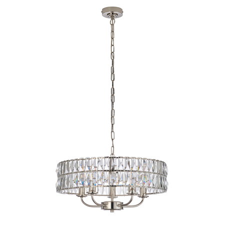 Clifton 5 Pendant Light Bright Nickel