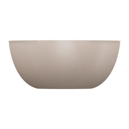 SHELL M+ umywalka nablatowa, Ø35 cm, dune beige mat